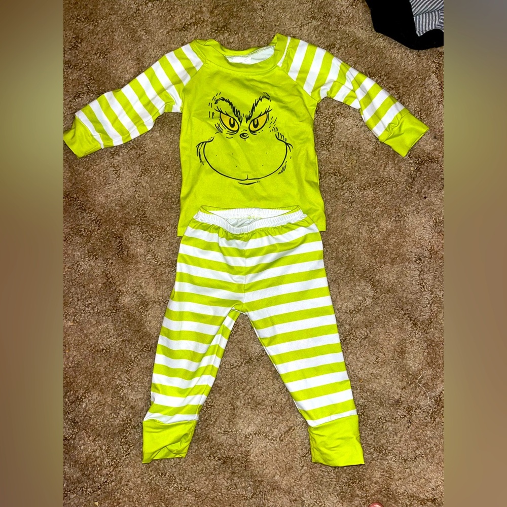 Baby Grinch pajamas